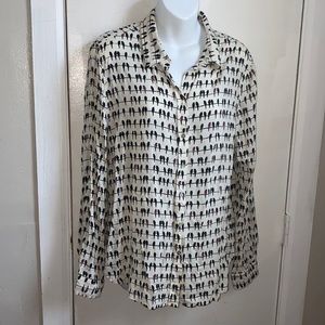 JANE AND DELANCEY Bird On A Wire Blouse-L